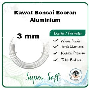 TERHEMAT - Kawat Bonsai Eceran 3 mm Doff Original - Maestro Super