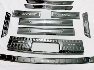 Bộ Ốp Bậc Cửa Chống Trầy Cốp Xe Vinfast VF6 2026-26 Form Mới Cao Cấp Sẵn Keo Dán Chuyên Dụng 3M