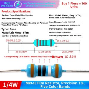 ZAVE | Metal Film Resistors 1% Tolerance 4.7kΩ-10kΩ