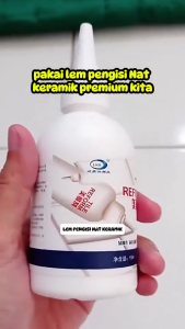 Pengisi Celah Nat Keramik Tile Reform Waterproof 150ml Anti Jamur Anti Air Dempul Ubin Lantai Kamar Mandi Dapur Lem Retak Sealant Putih Multifungsi Aman Mudah Dipakai Tidak Beracun Lem Nat Keramik Lem Sealant Tile Gap Refill