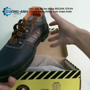 Giày chống đinh giày bảo hộ lao động HELIOS TITAN đế thép mũi thép giày chống trơn trượt giày da bảo hộ lao động giày chống va đập chống dập đầu ngón chân chống thấm nước hàng chất lượng cao giá rẻ. Loại 1