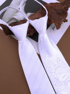 LIESHANG | Versatile Pre-tied Lazy Zipper Tie for Mens Formal