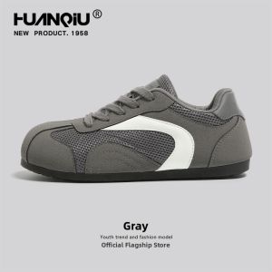 HuanQiu | Red Breathable Womens Sports Shoes Vintage Commute Student