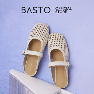 BASTO Womens Mary Jane Flat Shoes รองเท้าแมรี่เจน รองเท้าส้นแบน รองเท้าบัลเล่ต์ F1181 F5191