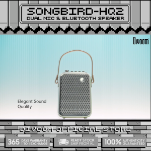 Divoom SongBird HQ2 50W Dual Mic Karaoke & Bluetooth Speaker - Black