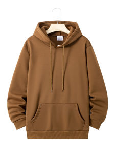 Mens Hoodies Autumn Winter Pullover Casual Sweatshirts Solid Color Oversize Men Tops Outdoor Male Fashion Hoodie Sweatshirt