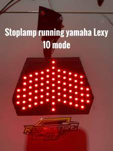 Lampu Stoplamp Led Running Yamaha Lexi 10 Mode Pnp