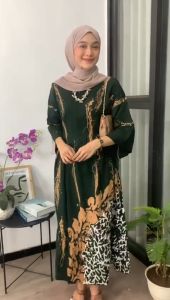 EL SHAKA SEKDRESS CIBI LENGAN 3/4 SIZE STANDAR & JUMBO TERBARU DASTER WANITA BAHAN RAYON RESLETING DEPAN BUSUI