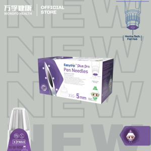 Easydrip™ Plus Pro Insulin Pen Needles 31G 5mm 10S 20S 30S Thin Wall High Flow Pain-Free Sterile Universal