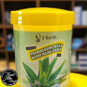 วาสสลีน เจ-โฟร์ท วาสลีนกระปุกเล็ก 65 กรัม ปิโตรเลี่ยมเจลลี่วิธอะโลวร่า วาสลีนกระปุกฝาเหลือง