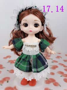 Fashionable Clothes Dollhouse Accessories for Girls Birthday Gifts BJD Princess Dolls 16cm 8 Parts Changeable Clothes