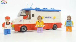 Keyixing 267Pcs. City- Ice Cream Van Bricks (13802) Raion Educational Building Blocks
