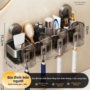 SHENYUAN | Gá giữ bàn chải đánh răng treo tường có đế hút chân không