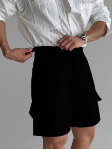 DAVID&ME | Side Adjustable Summer Straight Leg Shorts