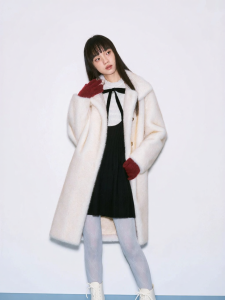 AIVEI | Minimal Luxury Style Artificial Mink Fur Coat