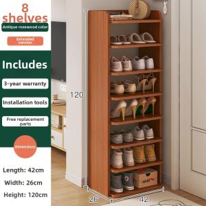 MOLORE | Compact Home Entryway Shoe Storage Organizer Rack