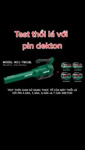 Thân máy thổi lá dùng pin DEKTON M21-TL01BL (không chổi than) Chân Pin Phổ Thông