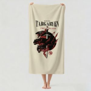 Hasbro | Adventure movie G-Game of T-Thrones Towel Drying Bath Towel Applicable To Light Swimming Camping Yoga Beach Out