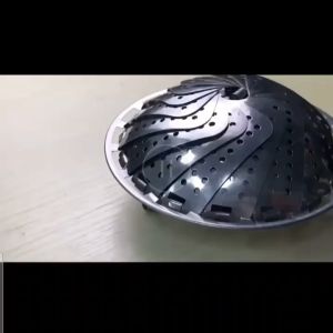 Alas Wadah Kukus Steamer Lipat Tatakan Kukusan Flexible Stainless Keranjang Buah Portable Basket Pencuci SayurSerbaguna