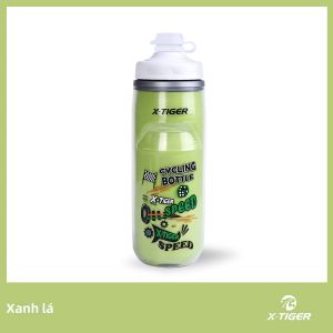 x-tiger | Bình Nước Xe Đạp Dành Cho Người Lớn X-TIGER 650ML Có Lớp Cách Nhiệt Hai Lớp Cốc Bóp Chất Lượng Cao PP5 Dành Cho Thể Thao Ngoài Trời Thể Dục Thể Hình