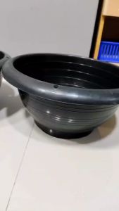 เคล็ดลับกระถางอ่างบัวอ่างบอนชวนชมอ่างปลูกต้นไม้ สีดำ 12 นิ้ว กระจายและพร้อมสำหรับการผลิต