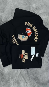 Kaos Pria Nexttime - Kaos distro - baju pria - kaos pria - kaos pria distro - kaos Nexttime FUN HOLIDAY HITAM