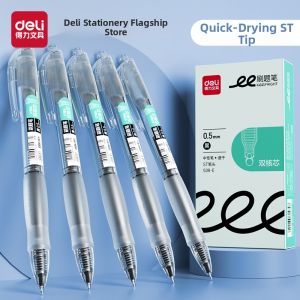 deli | Quick Drying Transparent Student Exam Pen 0.5mm