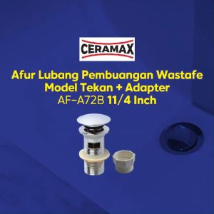 Ceramax Afur & Adapter AF-A72B: Aksesoris Wastafel Kualitas Tinggi