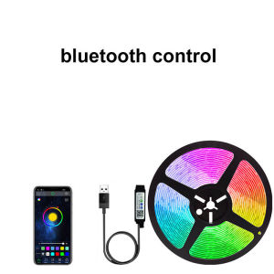 LED Strip Light Bluetooth 3/5/10M SMD5050 5V RGB Lights Flexible LED Lamp Tape Ribbon Self-adhesive TV Desktop Diode Decoration