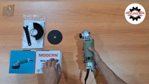 MODERN M-2350 B Gerinda Tangan 4 Inch Angle Disc Grinder Gurinda Grinda Grenda Listrik Mesin M2350B M-2350B M2350 B