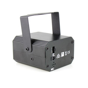 Rechargeable Mini R&G Firefly Laser Disco Light Full Stars Projector DJ Dance Bar Party Xmas Stage Effect Decoration Lamp YB