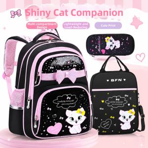 bafunn | Girls 6-12Yrs Large Capacity School Backpack