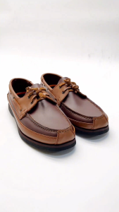 LESTER Boat Shoes for Men Cowhide
