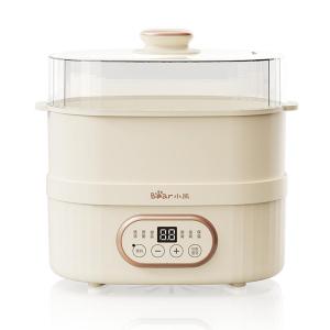 「China Plug」Bear | Small Ceramic Electric Steamer Pot Baby Food Steamer