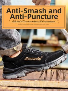 Steel Toe Anti-Smash Anti-Puncture Insulated Work Safety Shoes