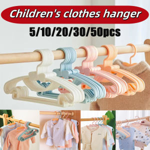5/10/20/30/50pcs Of Childrens Hangers Plastic Portable Towel Scarfs Hangers Kids Clothing Closet Storage Hanger Racks Accessory
