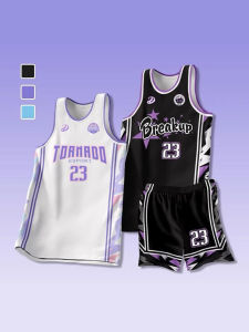 2025 New Basketball Uniform Set Men Women Trendy Quick Dry Game Training Team Uniform Custom Group Buy Mesh Short Sleeve Crop Top