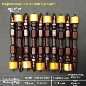 Magnetic High Hardness Tungsten Steel Screwdriver Bit S2