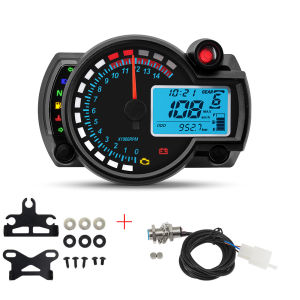 Universal RX2N LCD Digital Odometer Speedometer Instrument 299KM/H   7Colors Speed Gauge Meter Motorcycle Dashboard