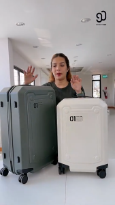 NinetyGo : กระเป๋าเดินทางแบบซิป น้ำหนักเบา รุ่นซาฮาร่า 90L01 (ดำ)