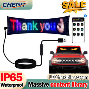 LED Truck Eye LED Flexible Screen DIY Matrix Pixel Panel Light Scrolling Text Animation APP Control Pattern Display Decor