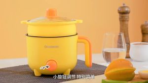 Hàng Sẵn Nồi lẩu điện tiện lợi 1L5 chính hàng CHANGHONG có xửng hấp 2 trong 1 Chất lượng cao