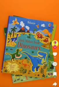 [CLEARANCE] Usborne First Sticker Book #1 Early Children Educational Activity Children Books Birthday Present Christmas Gift