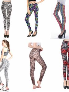 กางเกงขายาวทรงสลิมฟิตพิมพ์ลายสำหรับผู้หญิง กางเกงขายาวทรงสลิมฟิตพิมพ์ลายสำหรับผู้หญิง กางเกงขายาวทรงสลิมฟิตพิมพ์ลายสำหรับผู้หญิง