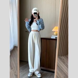 Quần Ống Rộng Nữ Thun Gân Cao Cấp Suông Thu Đông Mẫu Mới Phong Cách Thời Trang Hàn Quốc M110 THỜI TRANG KENCHI