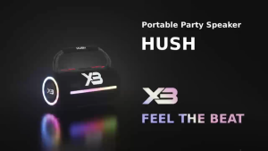 XB207 (HUSH) Bluetooth Speaker | Deep Bass Portable Wireless Speaker Clear Stereo Sound & Long Battery Life