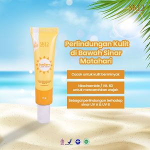 Suncare SR12 Sunscreen Sun Protection Tabir Surya Melindungi Kulit Wajah Dari Sinar UV Matahari SPF 25 ++ BPOM