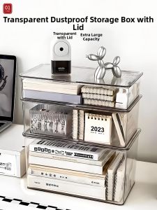 Clear Dust-Proof Acrylic Organizer Box