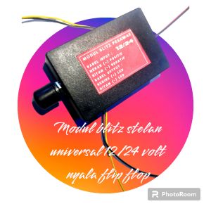 MODUL BLITZ PESAWAT 2 OUTPUT STELAN uNIVERSAL  NYALA FLIP FLOP 12/24 VOLT