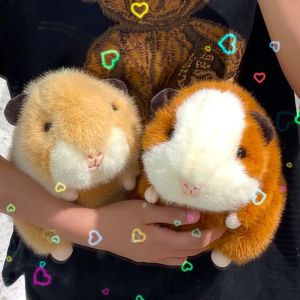 25CM Cute Guinea Pig Plush Toys Soft Stuffed Cartoon Simulation Animal Doll Lifelike Mouse Rats Toy Furry Pillow Kids Xmas Gifts